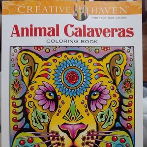 Creative Haven "Animal Calaveras" Color Book